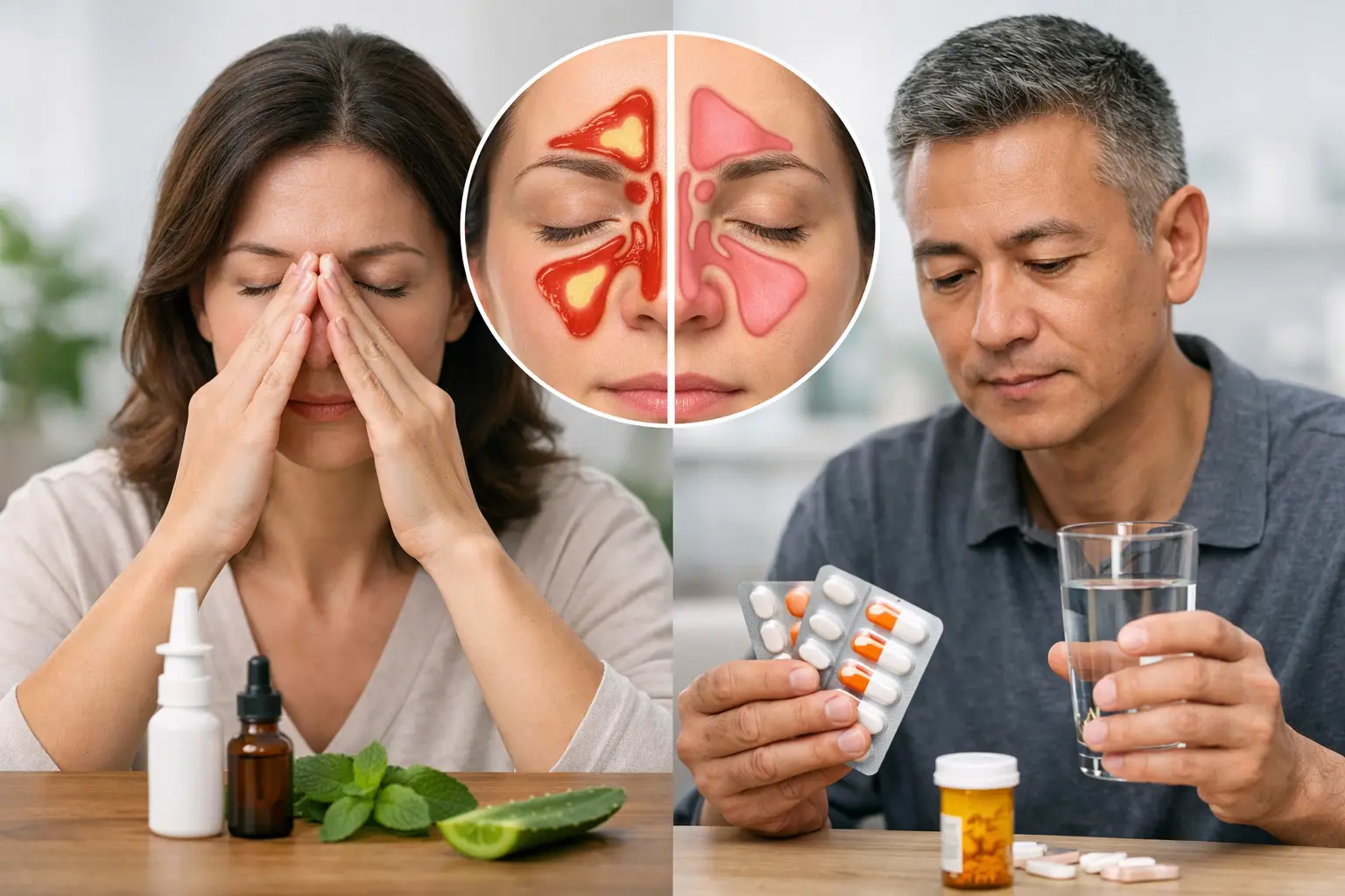 Natural Sinus Spray Versus Antibiotics