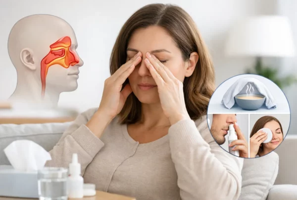 How to Ease Facial Pressure Safely at Home