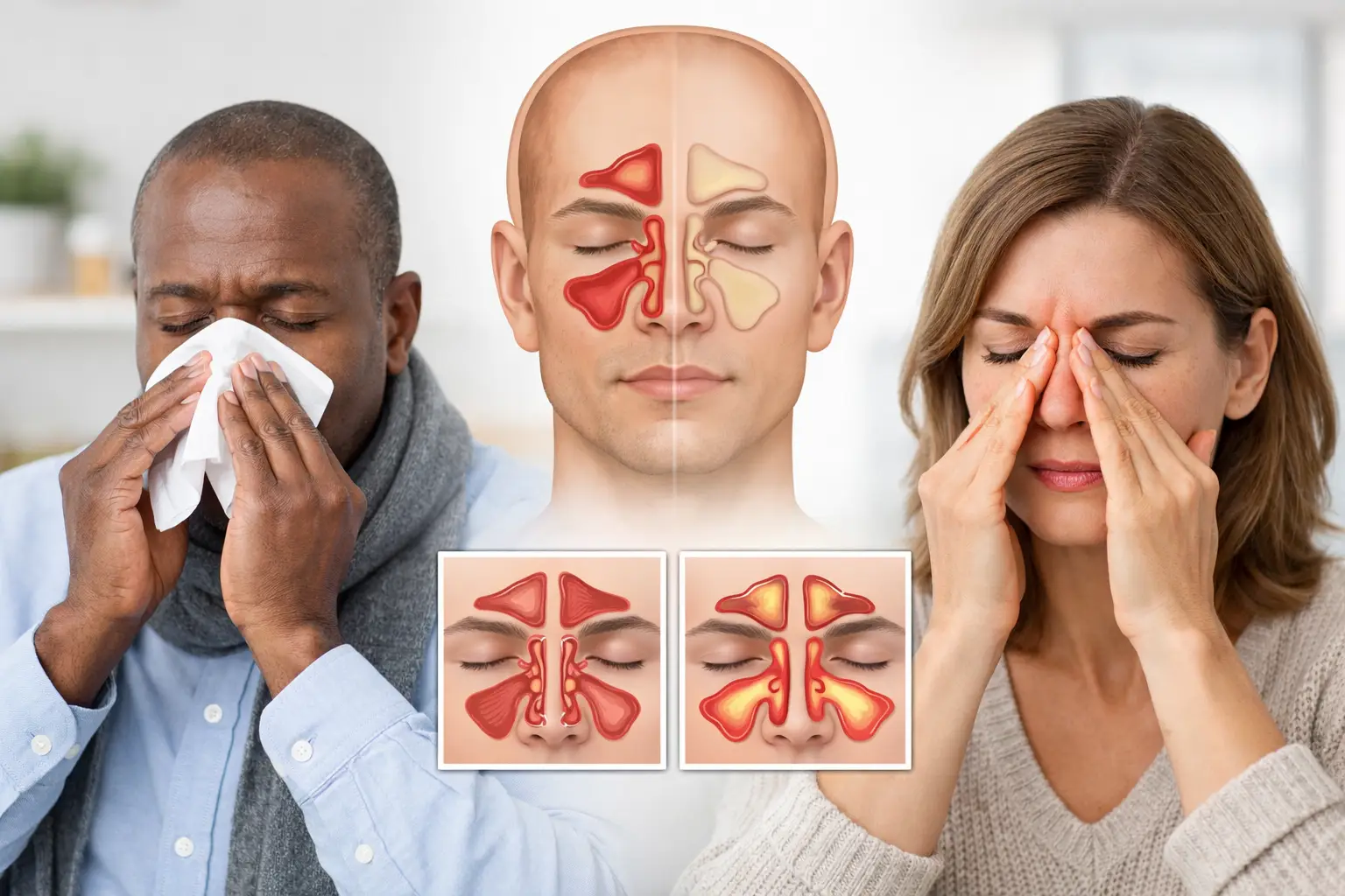 How to Tell Cold or Sinusitis Symptoms Apart