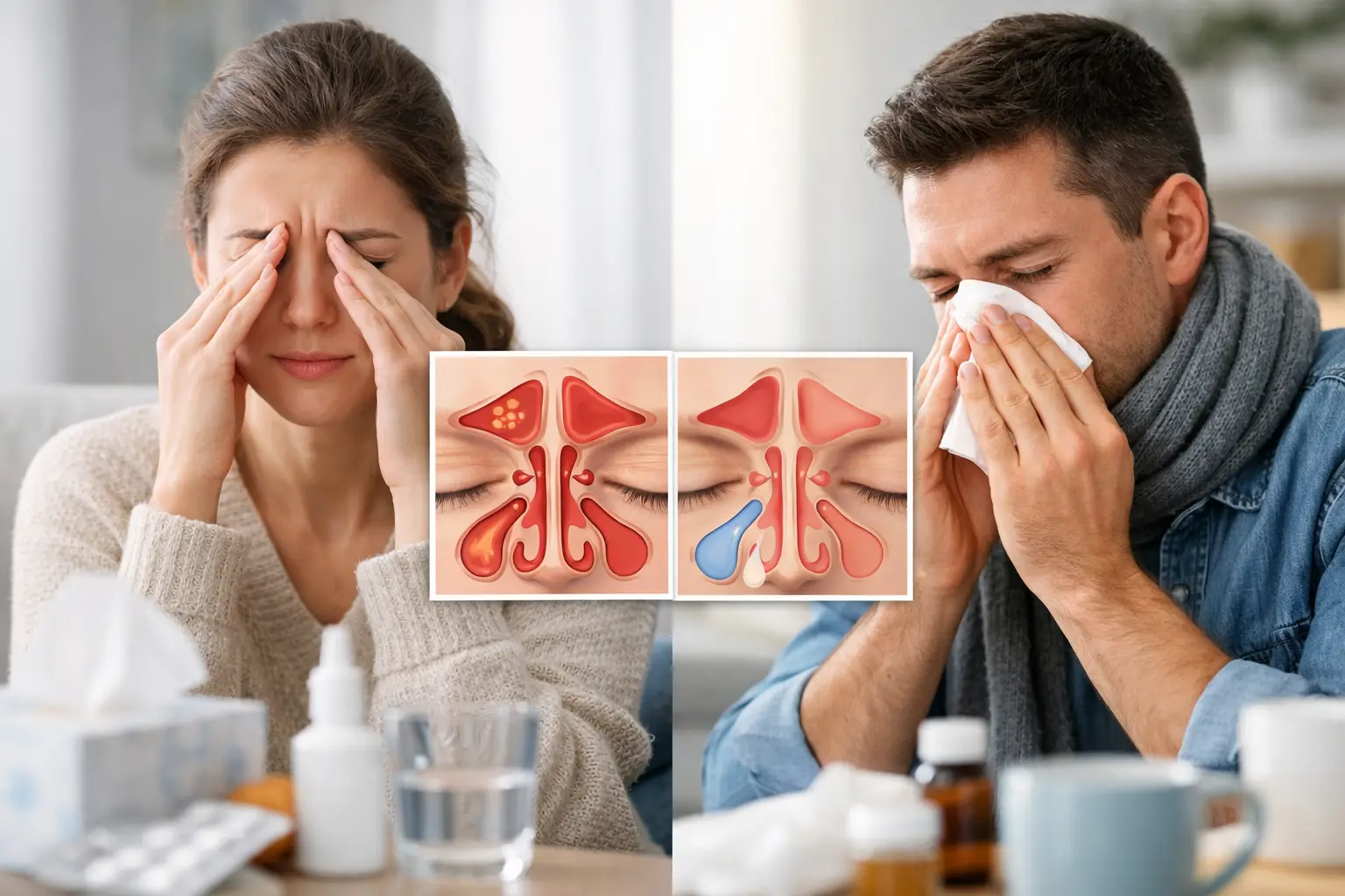 Sinusitis or Cold Symptoms? How to Tell the Difference