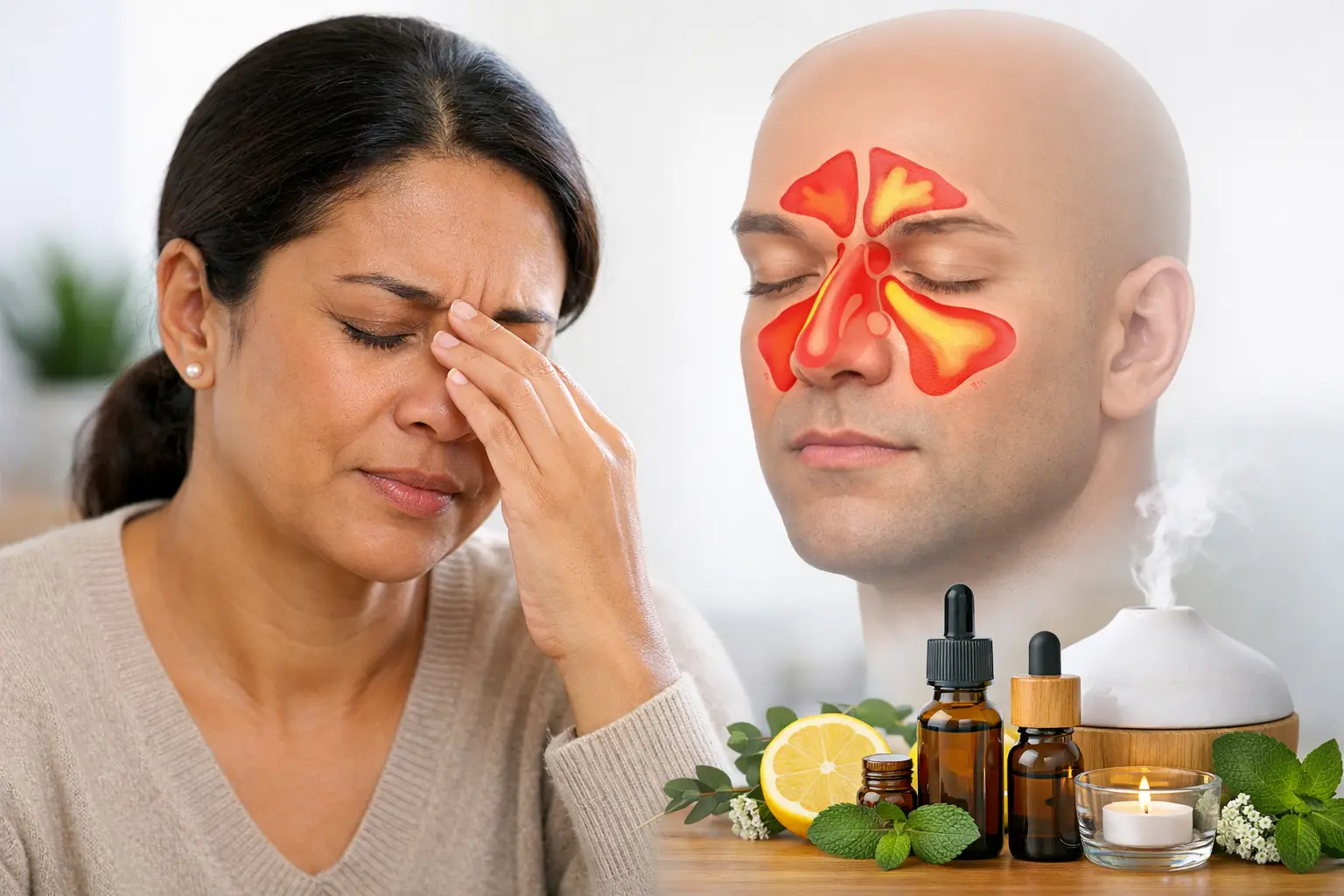 Essential Oils for Sinus Symptoms Safety