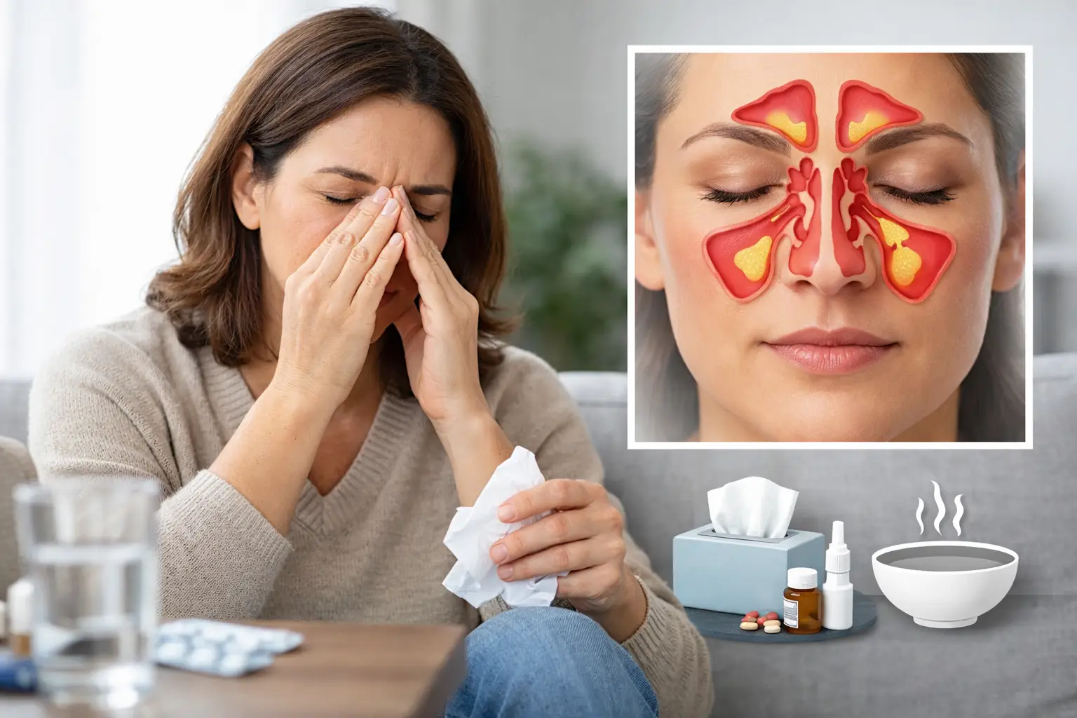 How to Manage Sinus Symptoms After Flu Safely