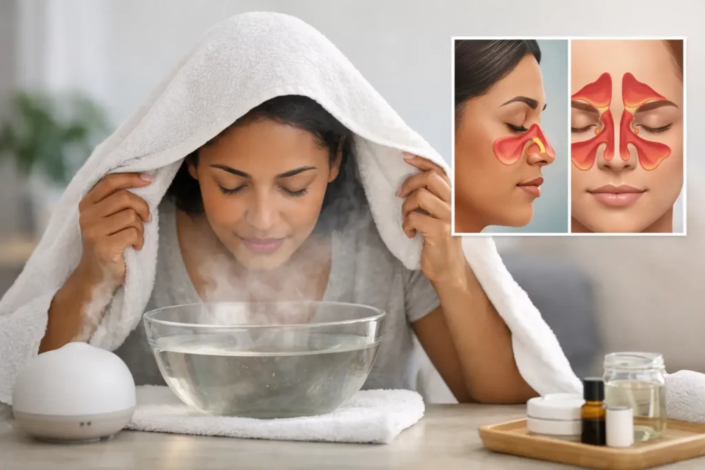 How to Use Steam for Congestion Safely at Home