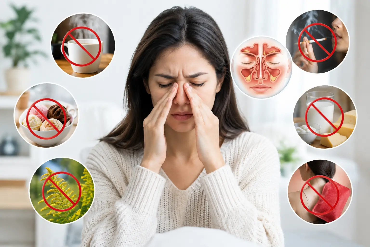 10 Things to Avoid During Sinusitis Symptoms