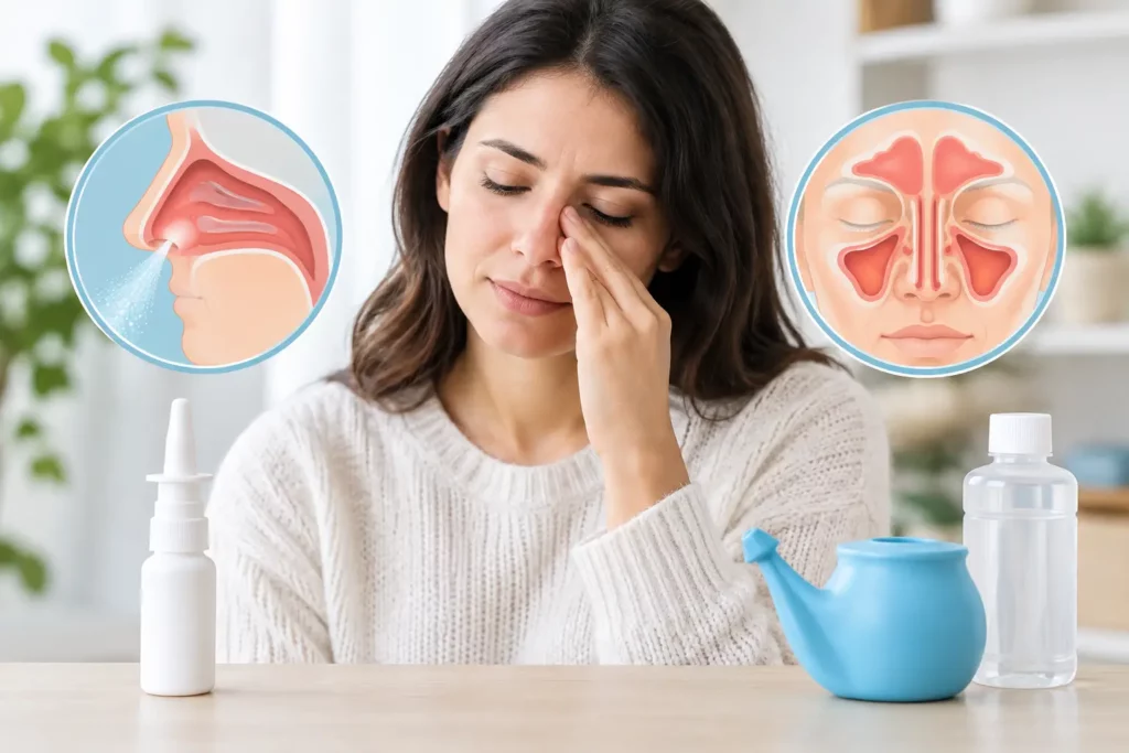 Saline Spray or Nasal Rinse: Which to Choose?