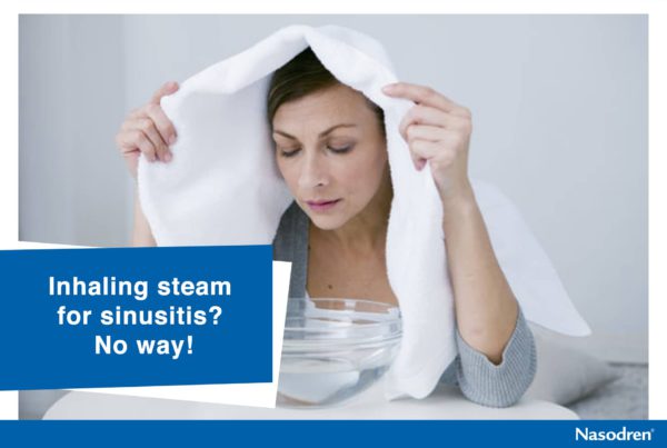 inhaling steam sinusitis treatment