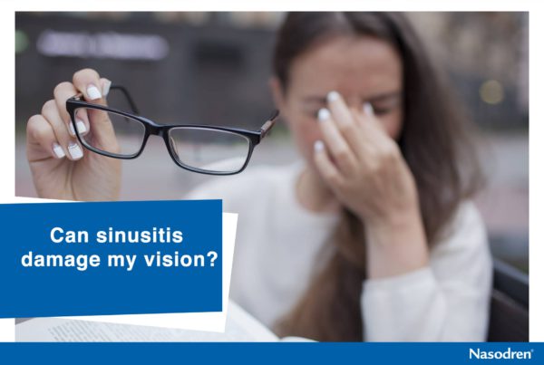 Can sinusitis damage my vision
