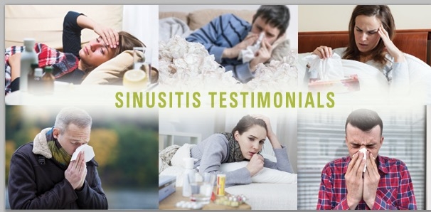 some people sharing their sinusitis testimonials