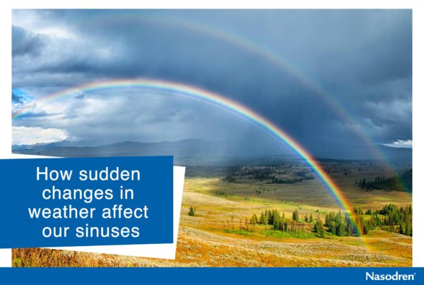 How sudden changes in weather affect our sinuses