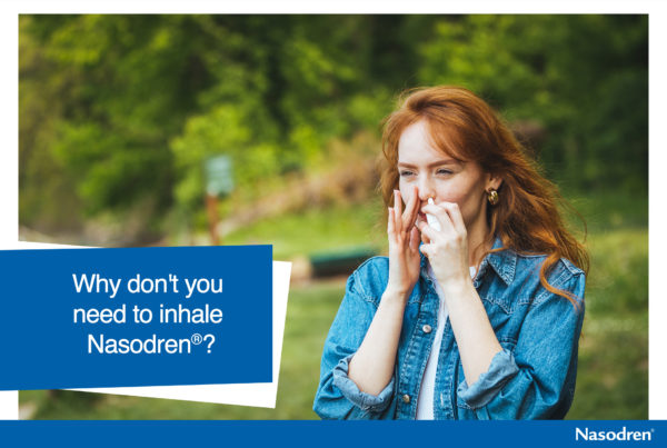 Why don't you need to inhale Nasodren®?